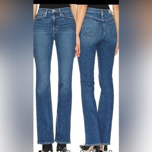 Hudson Blair High Rise Medium Wash Bootcut Jeans Size 28 Blue